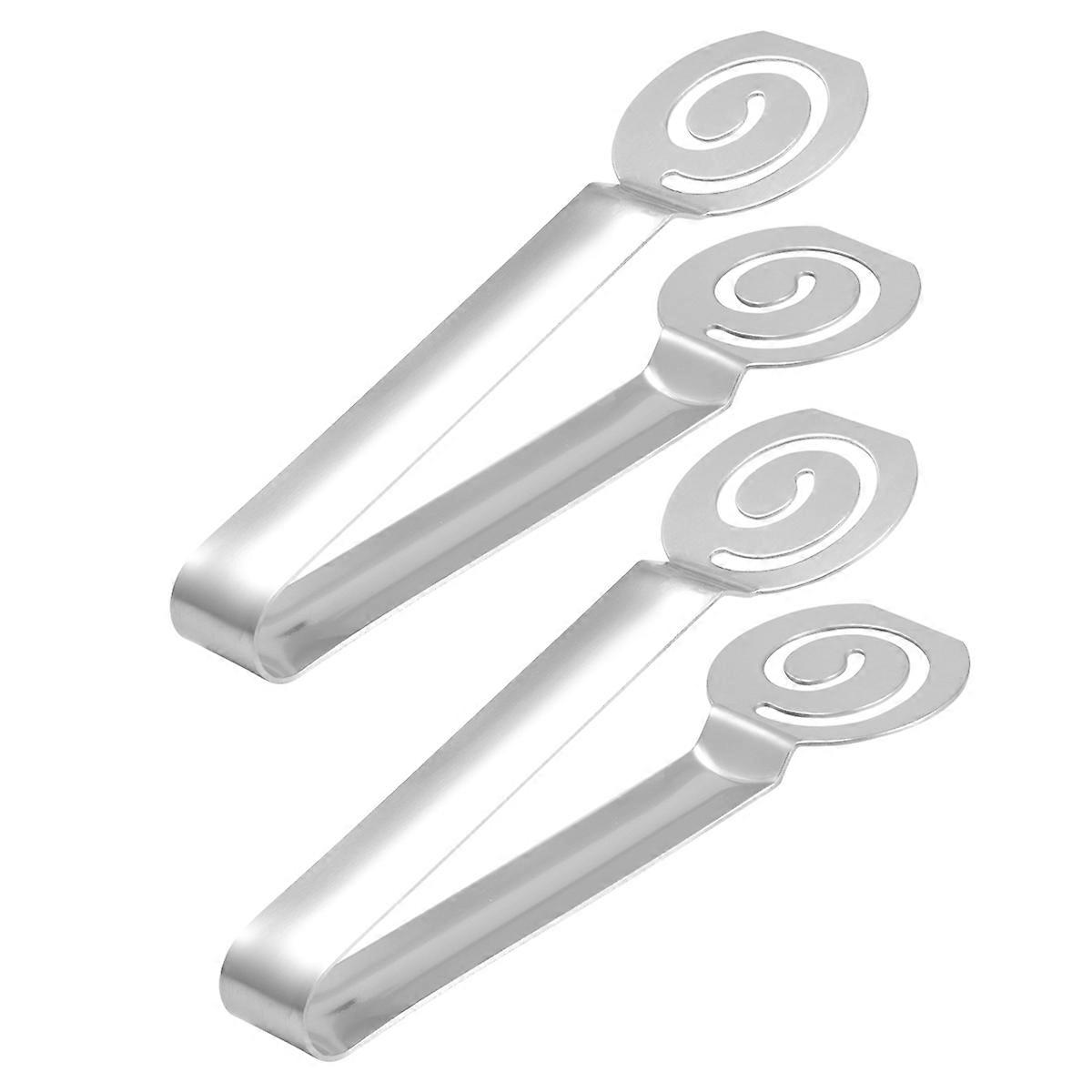 Fine Tea Strainer Stainless Steel Mesh Tea Strainers Clamp Food For Kitchen Tool Silver 2Pcs