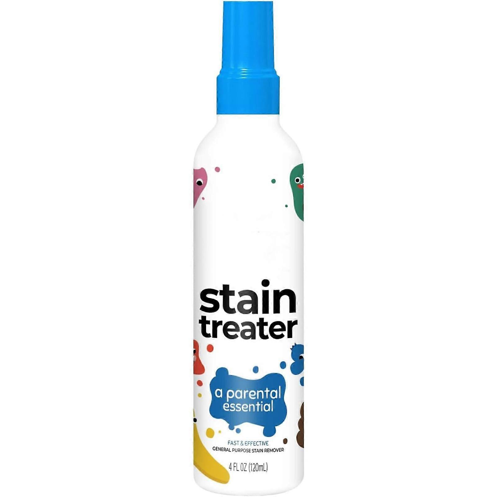 Stain Remover Clothing, 120 ml Stain Treater Spray, Portable Stain Remover Spray, Quickly Remove Stubborn Stains from Clothes (1) (1, White)