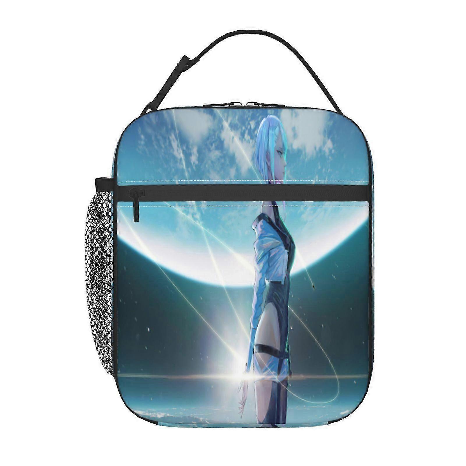 Cyberpunk Heroes Diabetic Lunch Bag with Portion Containers & Nutrition Tracker