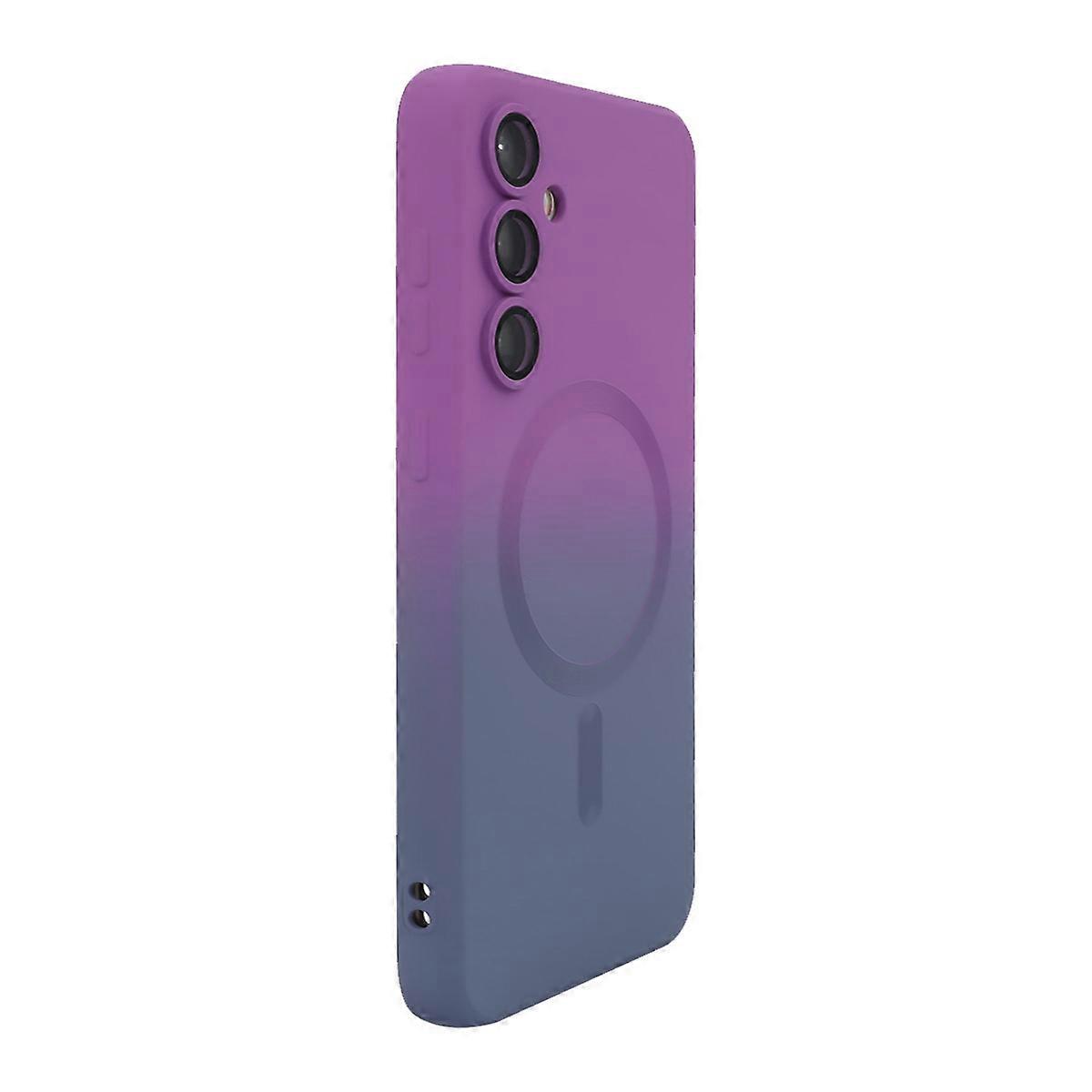 For Samsung Galaxy A15 5G/ Galaxy A15 4G Silicone Case Gradient Color Cover Compatible with MagSafe