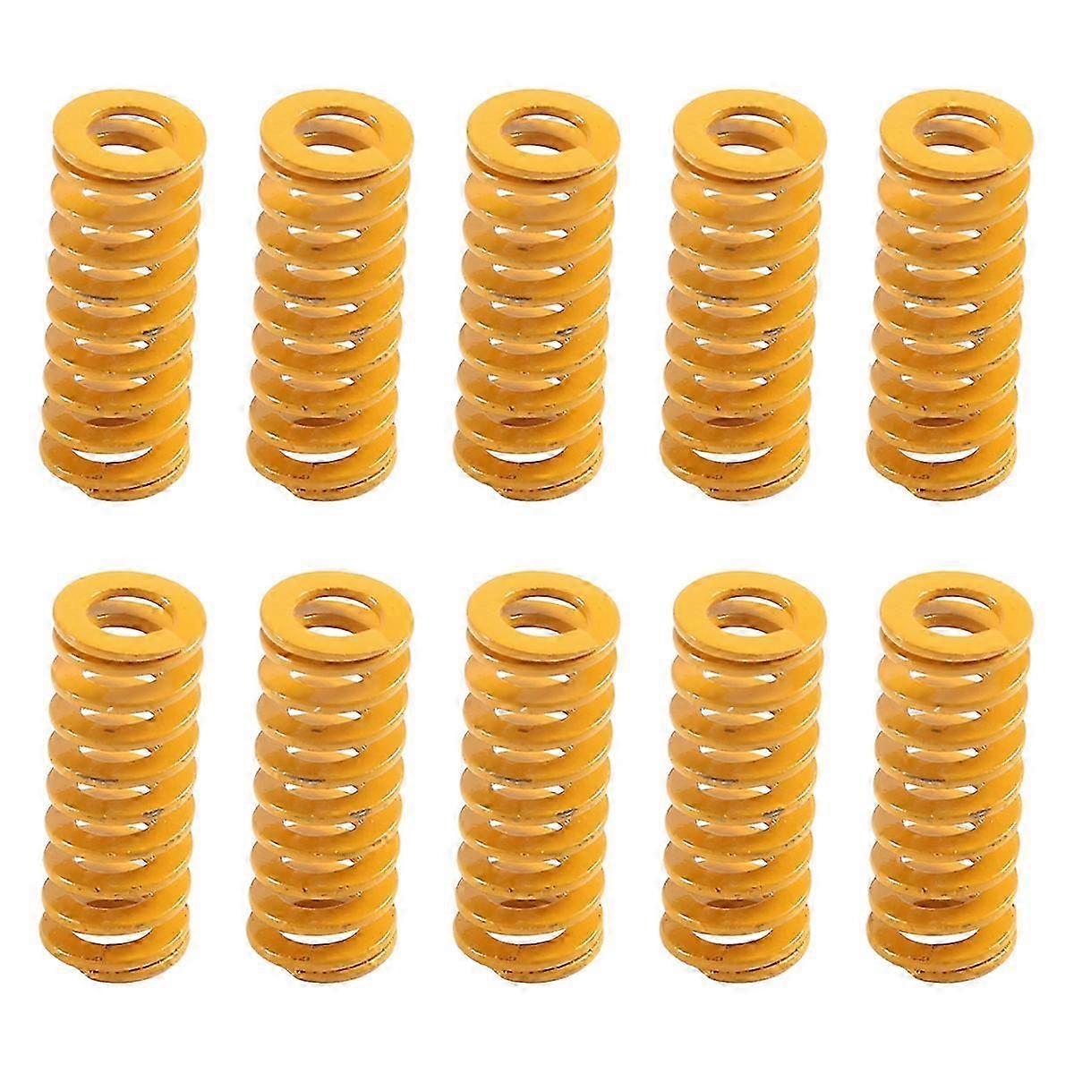 3D Printer Heat Bed Leveling Spring 8X20mm Compression Yellow for Creality Ender 2 3 Pro CR-10S PRO Edition 0708