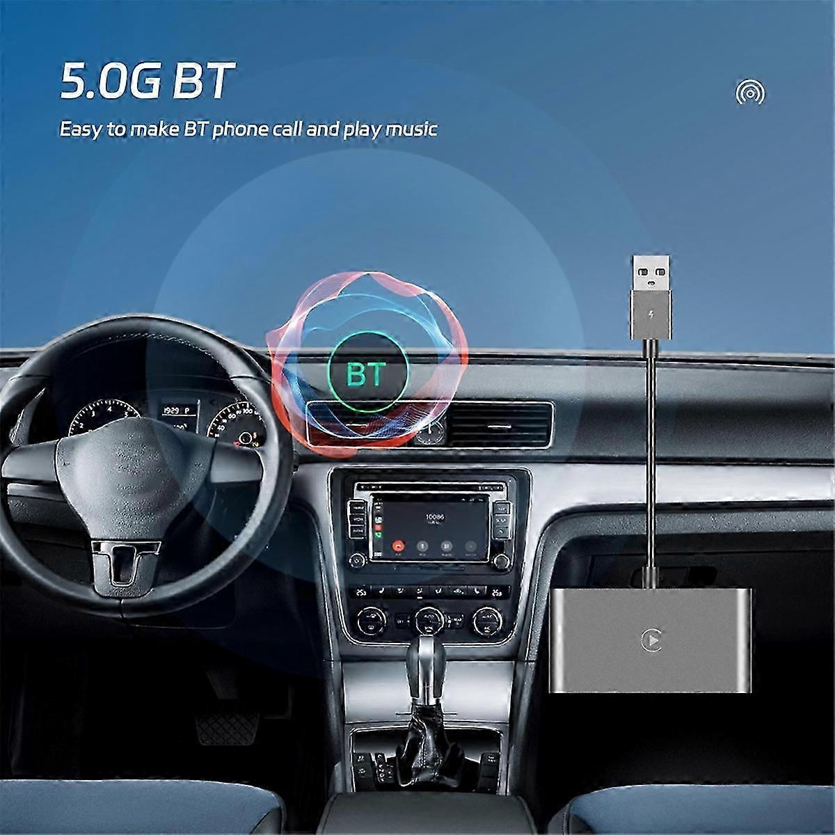 Wireless Carplay Adapter, Converts Wired to Wireless CarPlay