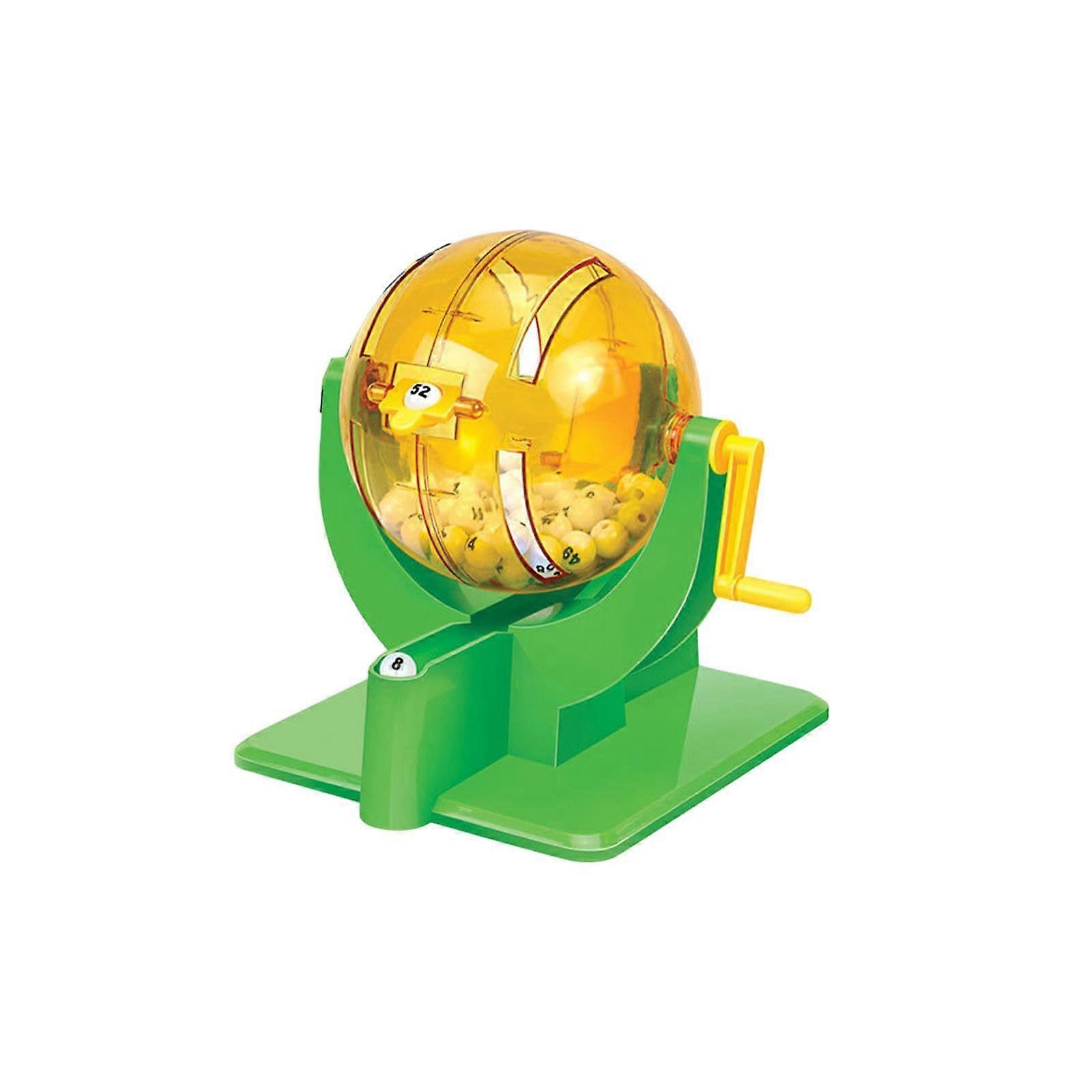 Lottery machine, mini lottery ball machine, multifunctional, universal, unique bingo game set, lottery game for children's parties.