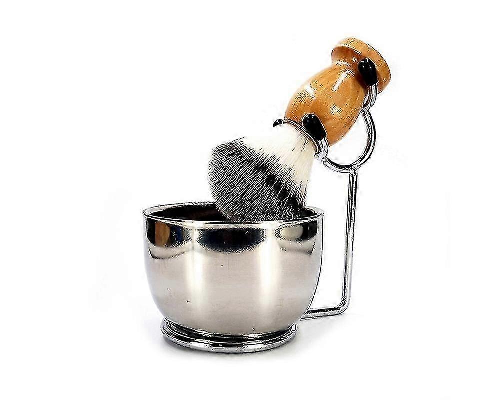 Shaving Kit for Men, 3 in 1 Shaving Set Includes Shaving Brush, Shaving Bowl, Razor & Brush Holder