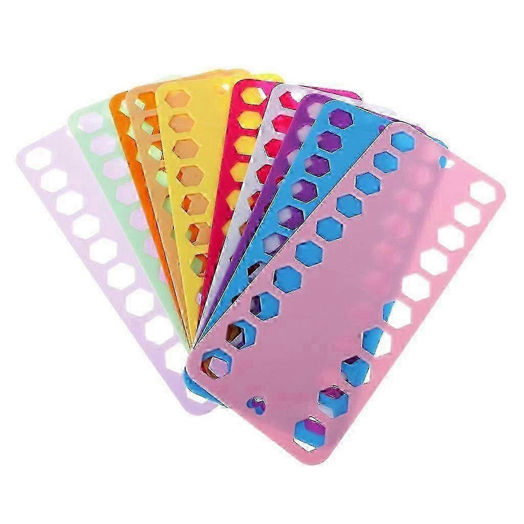 10pcs Plastic Embroidery Cross Stitch Thread Board Organizer Sorter Plate