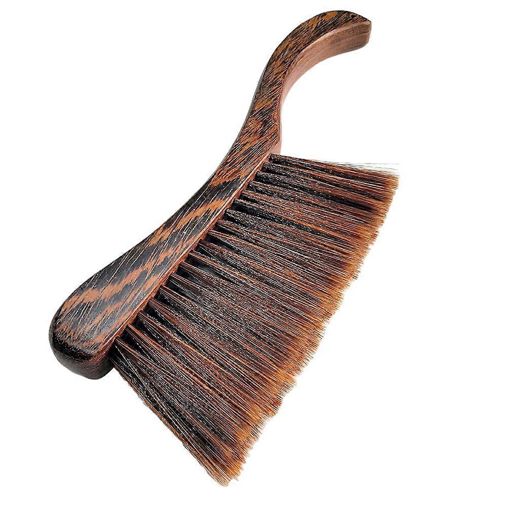 Premium Guqin Cleaning Brush with Synthetic Bristles for Easy Instrument Cleaning Coffee Color, Large Yet Portable
