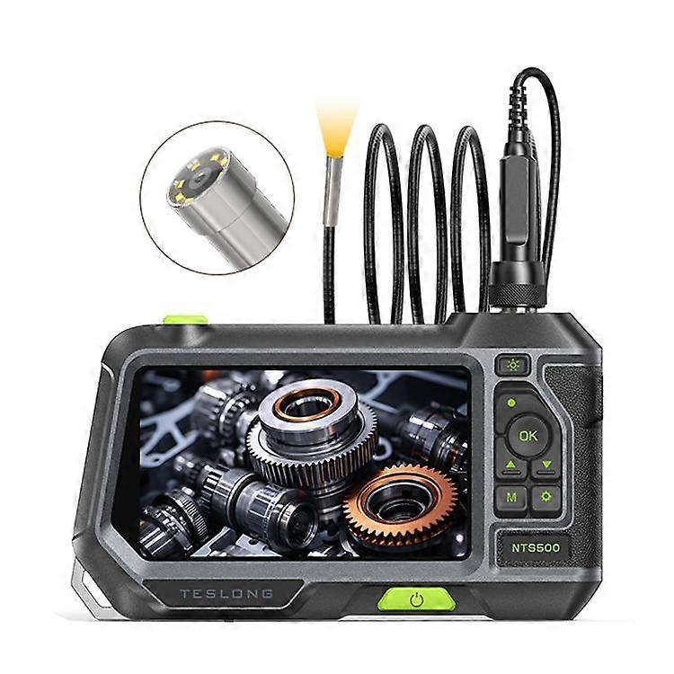 Endoscópio de tubulação industrial TESLONG NTS500 com tela HD de 5 polegadas