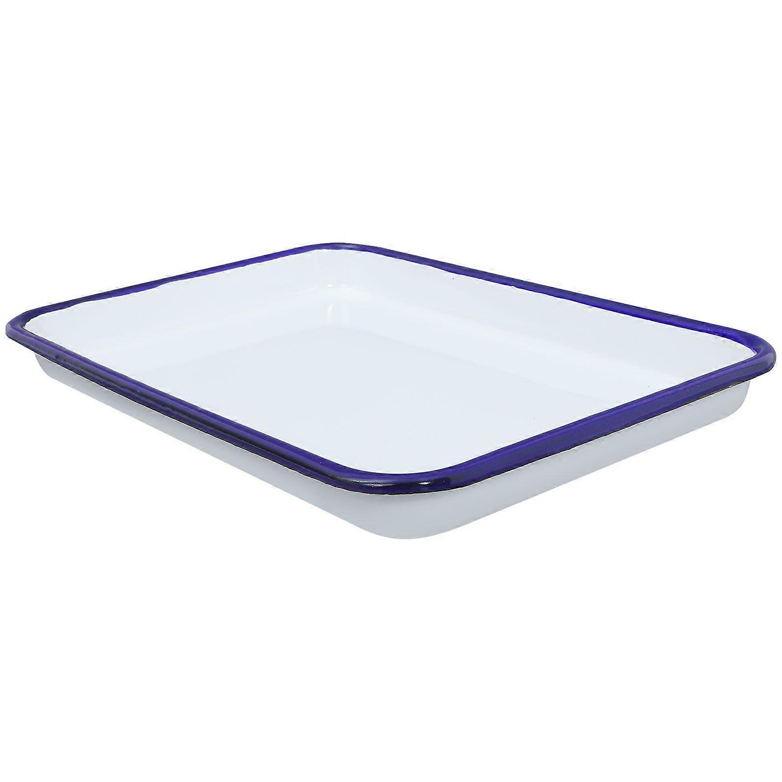 Serving Tray Display Tray Enamel Tray Coffee Table Tray Bread Tray Appetizer Tray