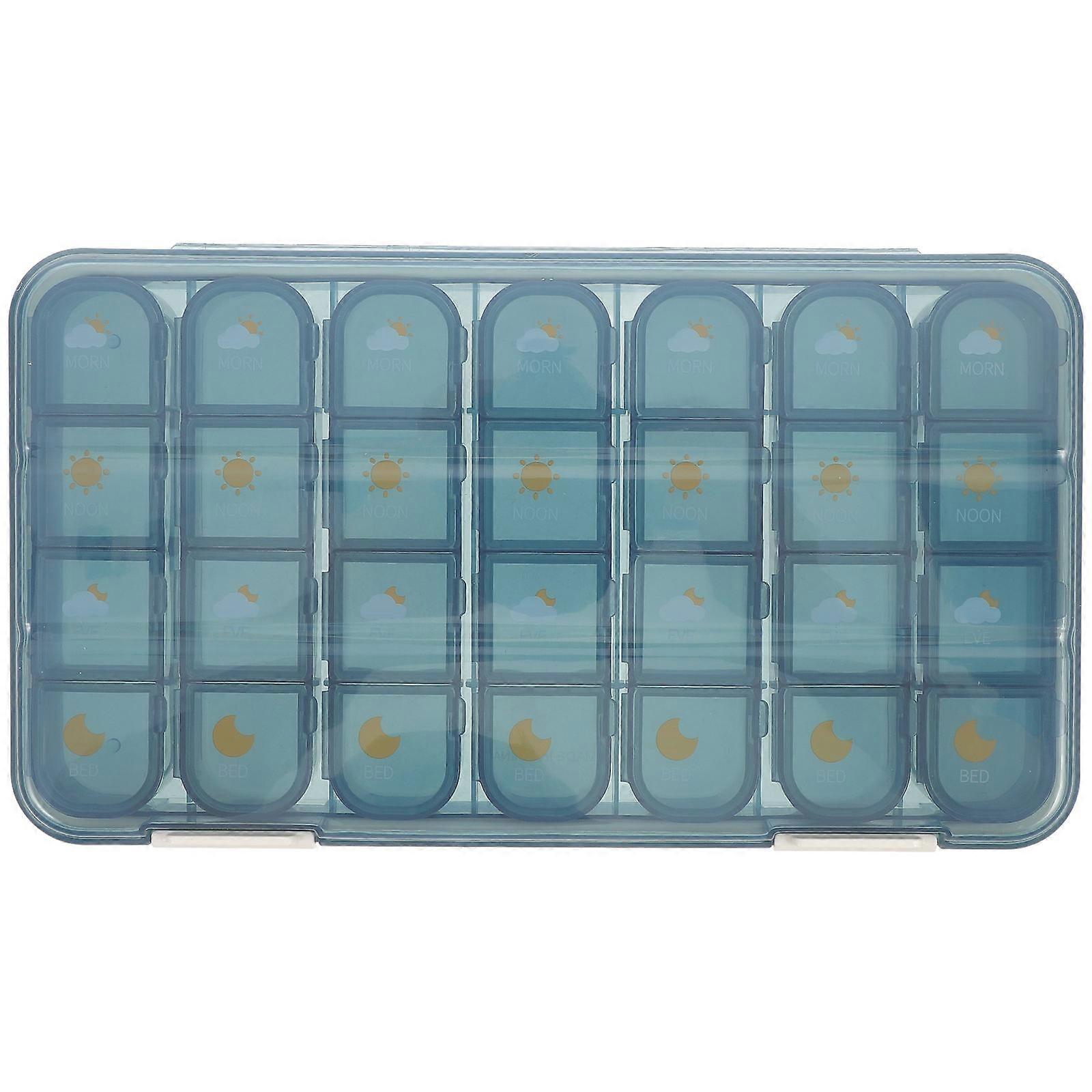 Mini Travel Containers Medicine Case Rectangular Durable Materials 1Pack