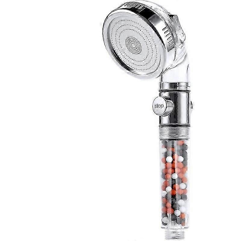 High Pressure Shower Head Anti-Limescale Filtering Shower Head, 3 Modes