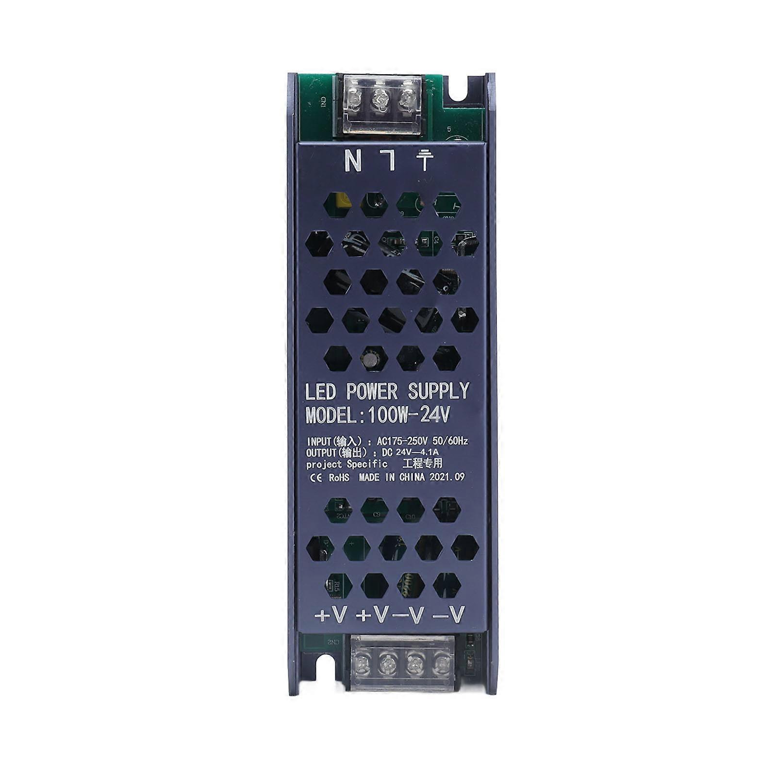 Light Power Supply 100W PWM Lamp Driver Multiple Protection Metal Shell AC175‑250V