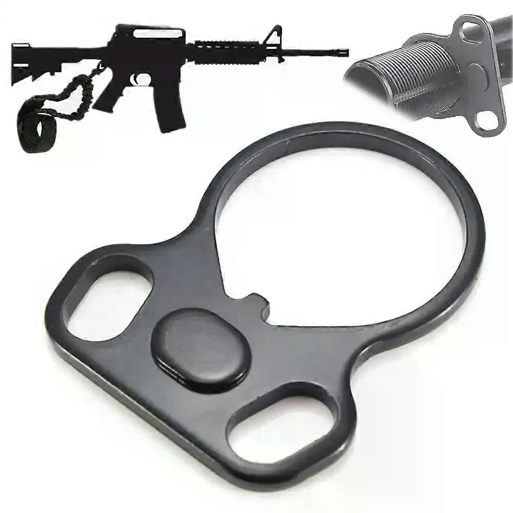Tactical Rifle End Plate Sling Adapter Dual Loop Ambidestro One Single Point Sling Mount per AR-15 M4 Accessori per armi da caccia