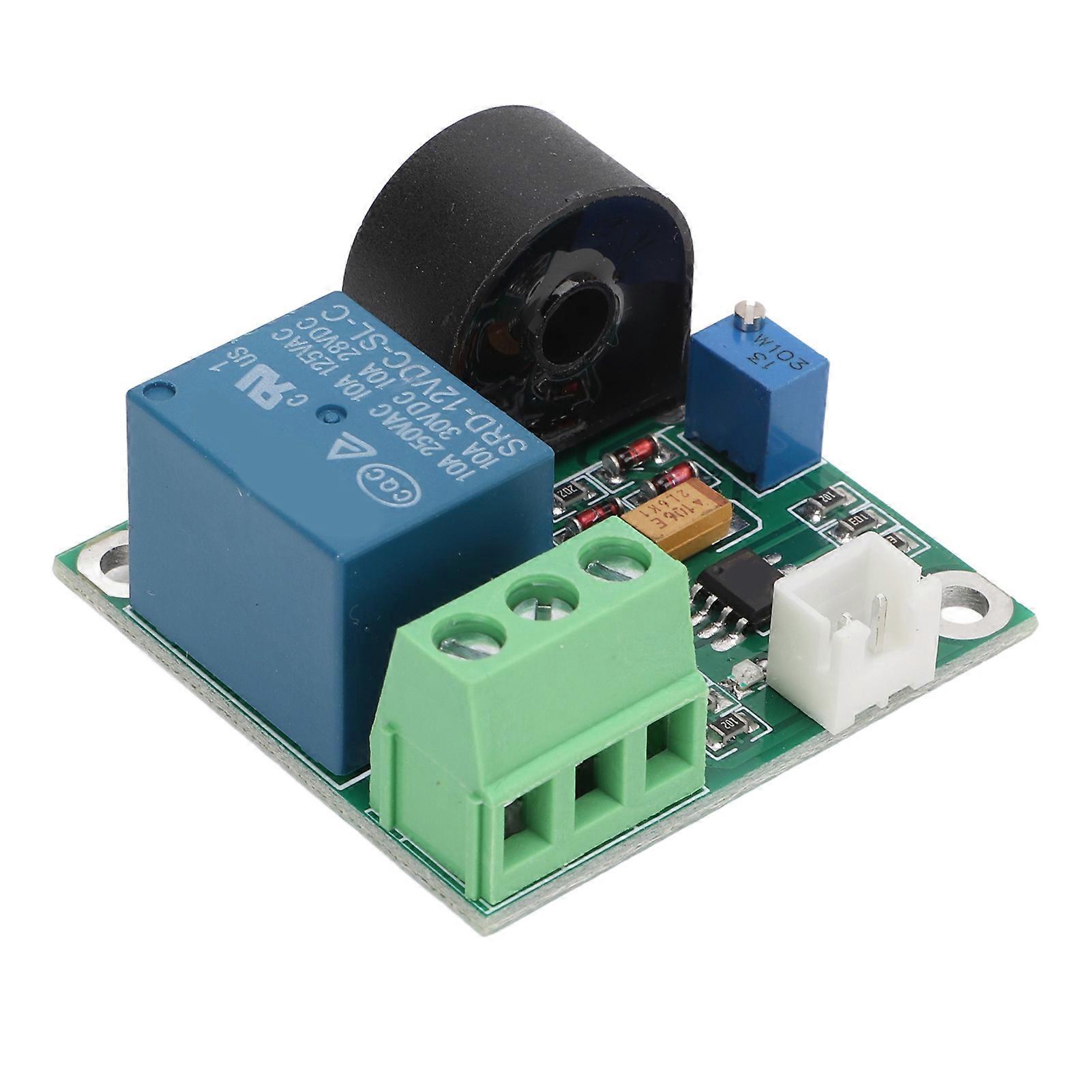 12V 0‑5A AC Current Detection Sensor Module Switch Output for Motor Overcurrent Test Laboratory School Teaching 