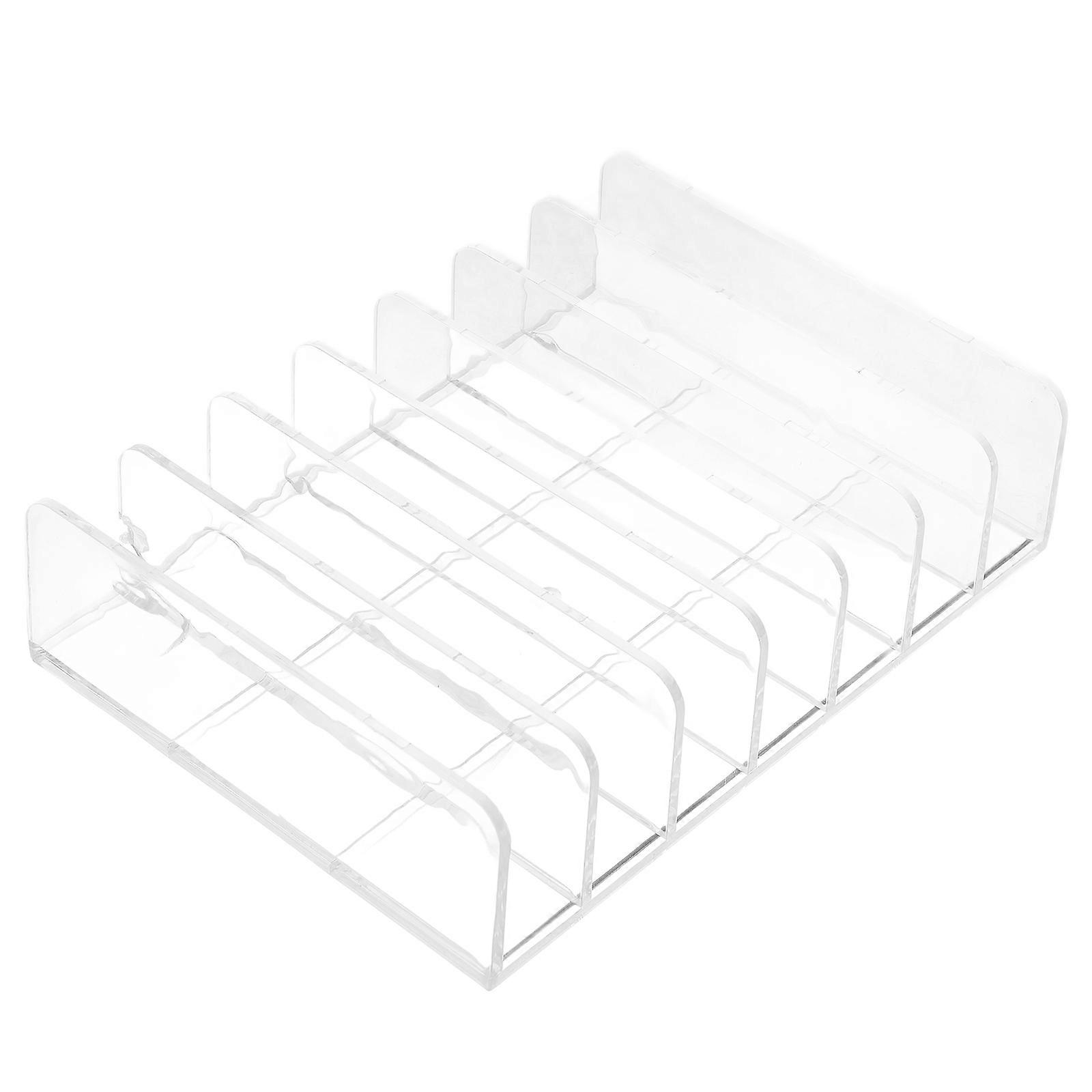 Durable Plastic Cosmetic Holder for Storage Grey Compact Size Lightweight Perfect for Organizing 1Pc