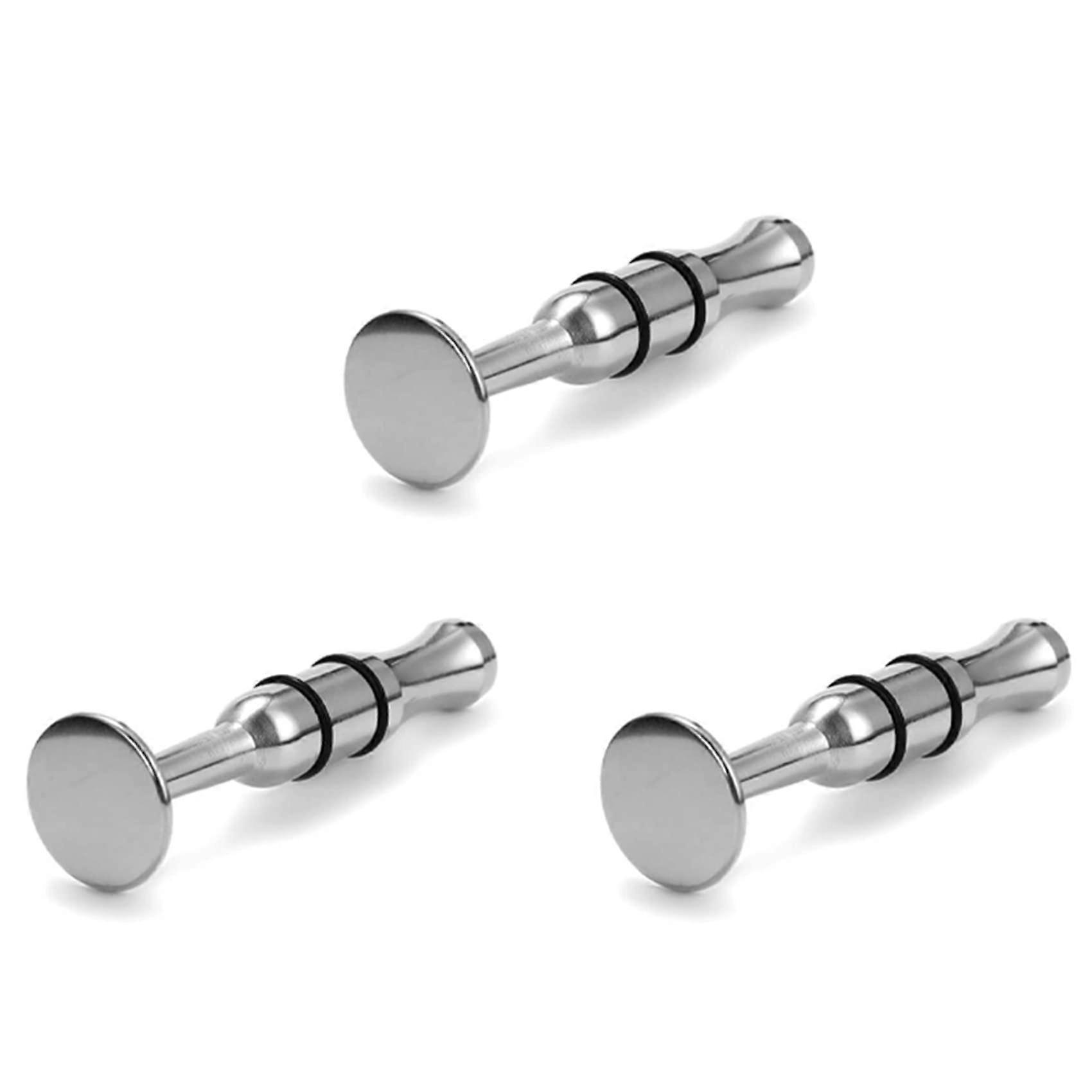 3X Trumpet Mouthpiece Strength Trainer Silver for Saxophone, Trombone, Tuba Accessories, Durable High-Quality Design
