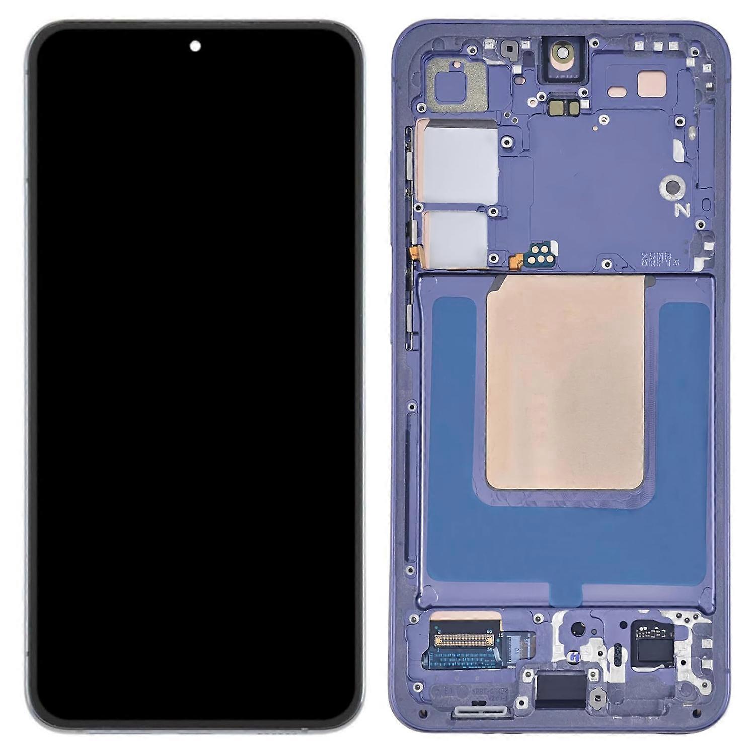 For Samsung Galaxy S24+ S926B (EU Version) OEM Grade S AMOLED Screen and Digitizer Assembly + Frame (Without Logo) - Purple