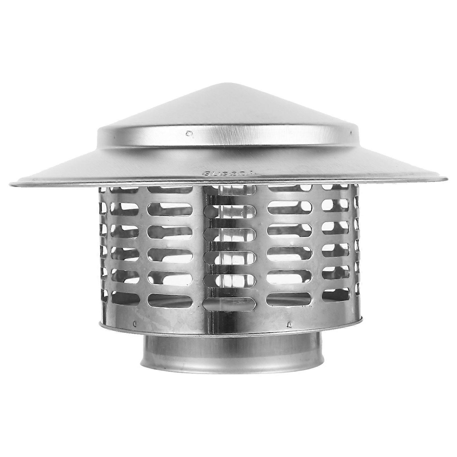 Stainless Steel Chimney Cap and with Rain Cover Protector for Roof Ending
