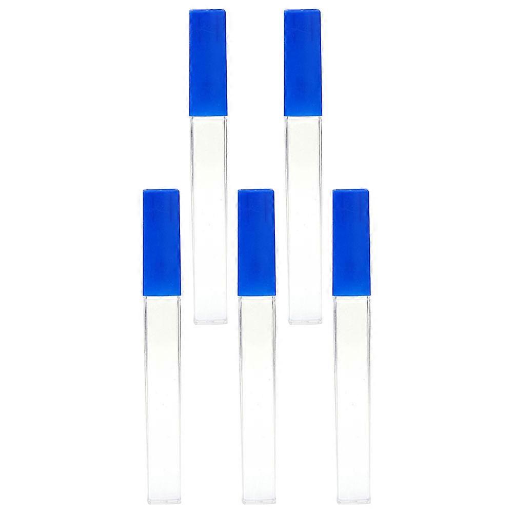 5pcs Transparent Thermometer & Needle Storage Tubes – Safe, Durable Carrying Case for Pet Thermometers and Tools, Easy Viewing & Portable Use
