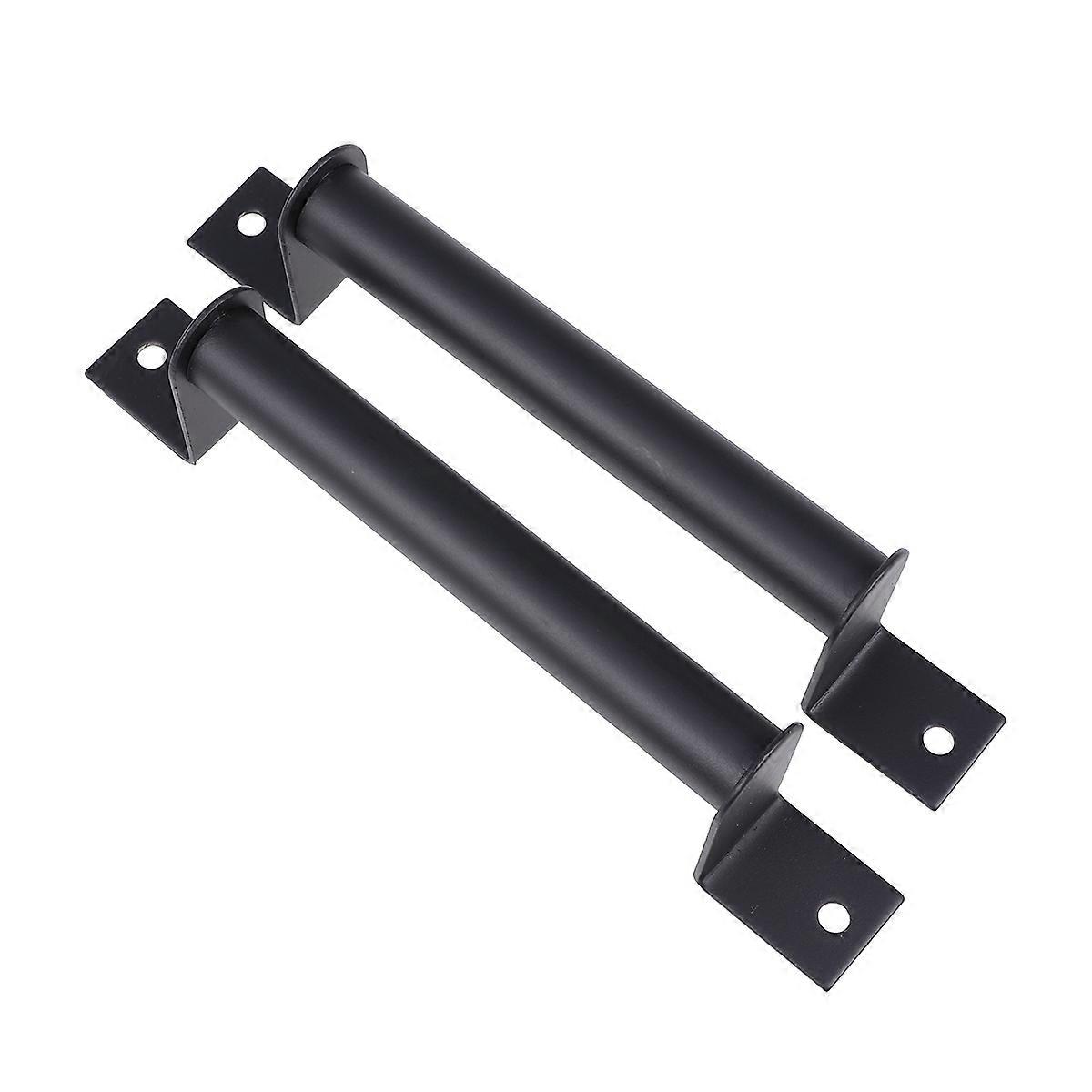 2stk amerikansk vintage sort carbon heavy duty kulstof stål træk håndtag til glidende stalddør håndtag skab træport