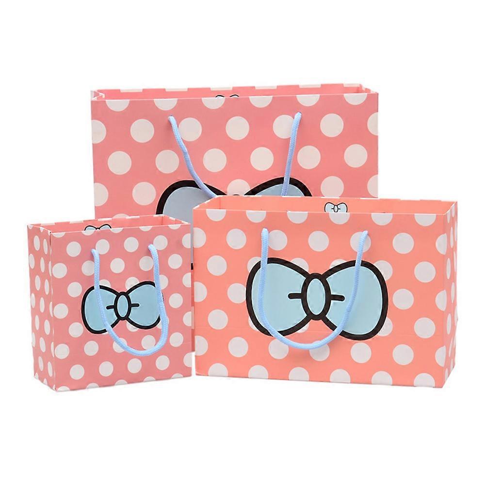 Present Bags Paper Bag Square Bottom Handle Design Carrying General Public 10Pcs