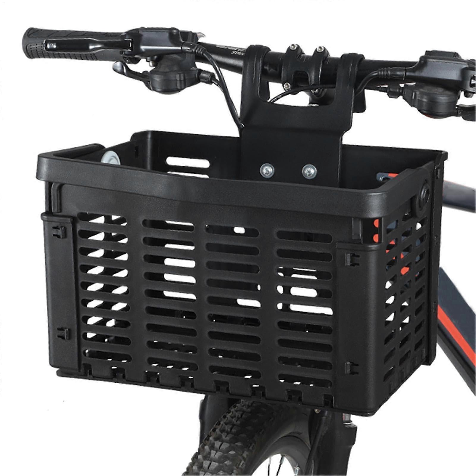 Front Handlebar Bicycle Basket – Quick Release, Easy Attach Detachable Carrier
