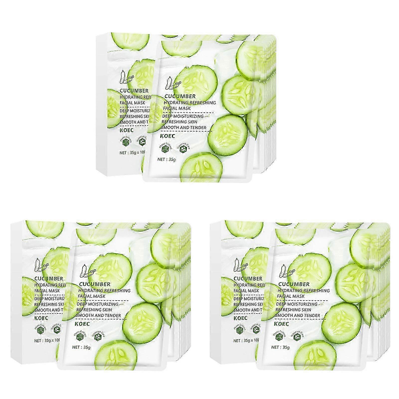 Hydrating Refreshing Facial Mask, Deep Hydrating Refreshing Face Mask, Brightening Moisturizingl Mask, for Women