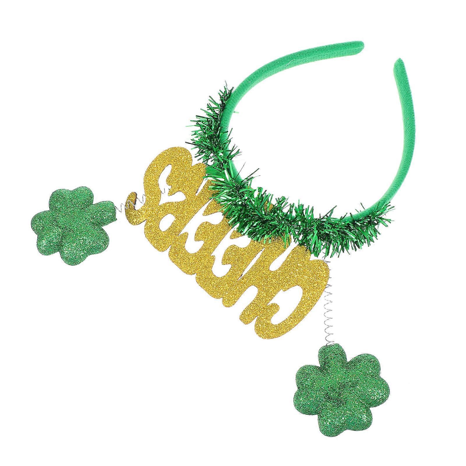 Irish Themed Party Headwear Decoration Prop For Masquerade And Special Events In Vibrant Green 1Pack