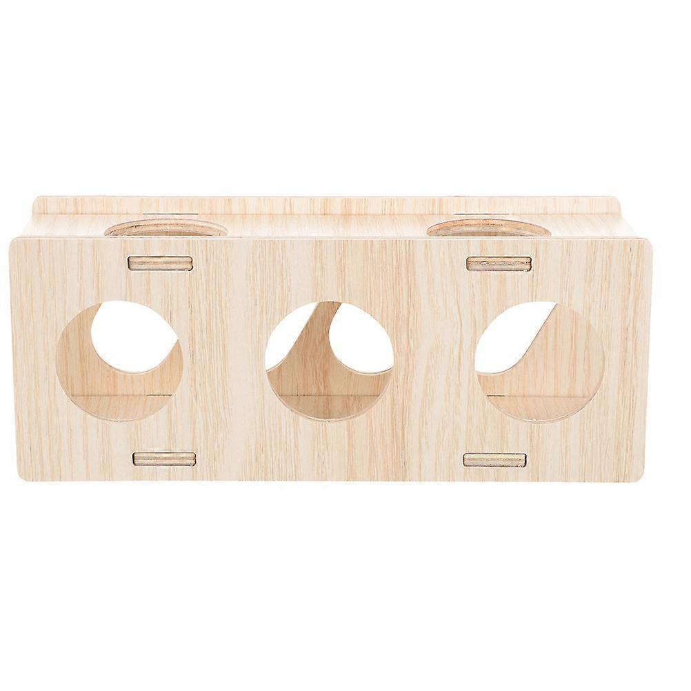 Wooden Hamster Tunnels and Hideout 1 Set for Guinea Pig Hide Tunnel Play Area