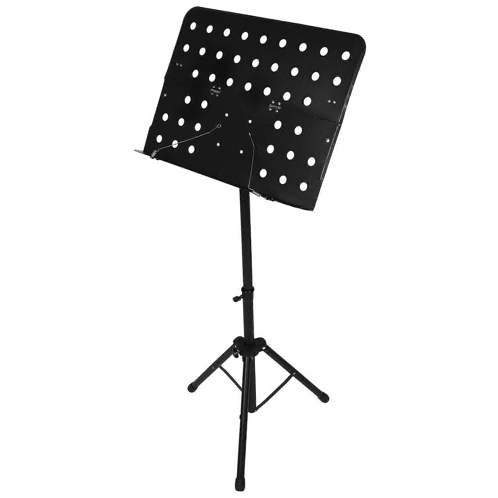 Foldable Adjustable Music Stand for Piano, Guitar & Orchestra Instruments – Portable Sheet Music Holder for Performance & Practice