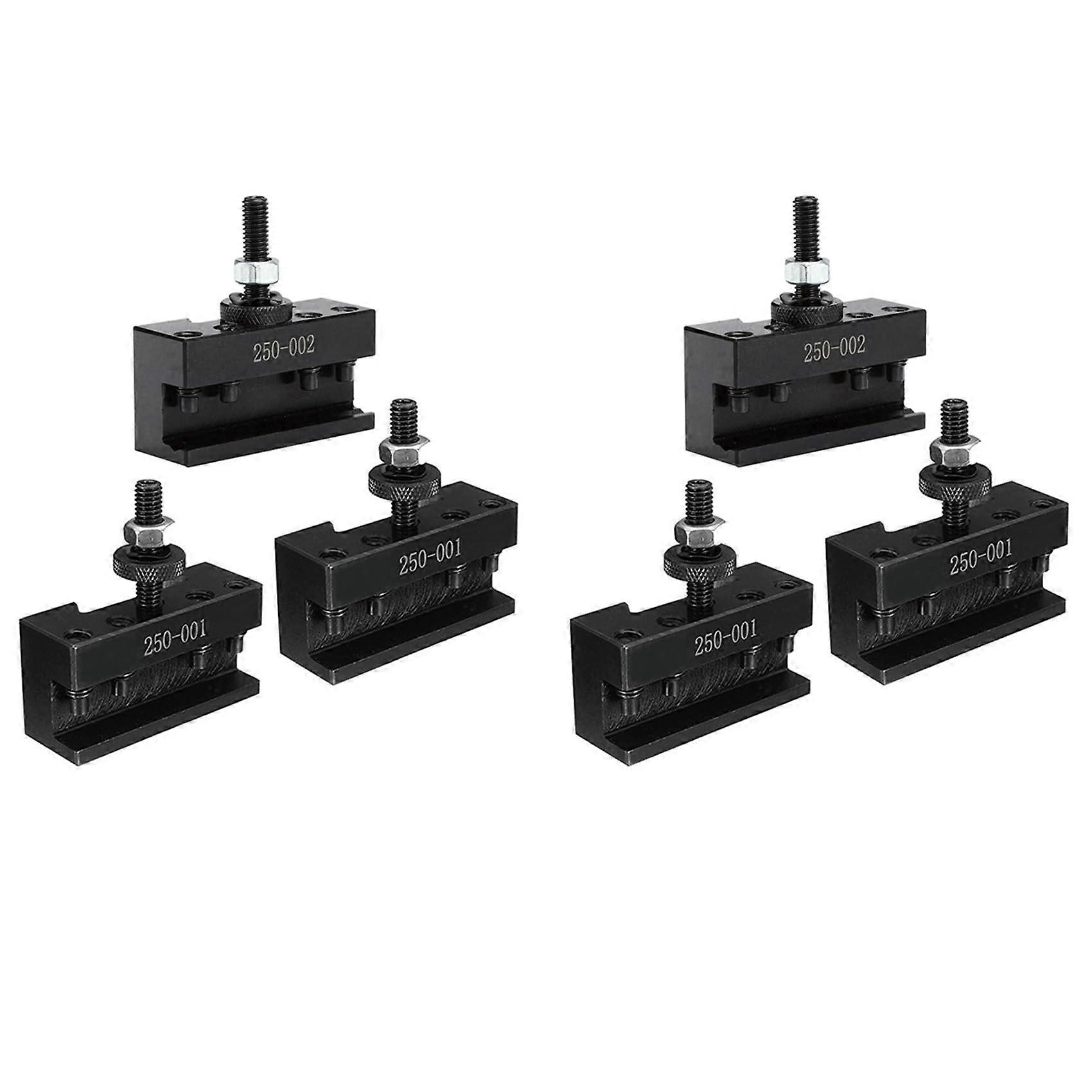 6 Pieces Quick Change Holder Lathe Divider Set, Includes 4 x 250-001 and 2 x 250-002 for Precision Machining