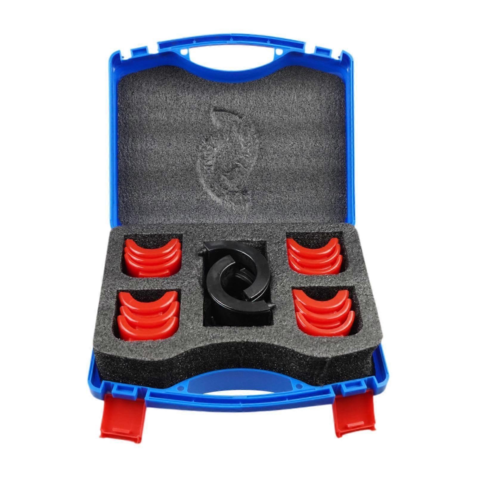 14x Motorcycle Front Fork Seal Driver Tool Set, Flange Design, Easy to Use, with Storage Case, Compatible with Various Models