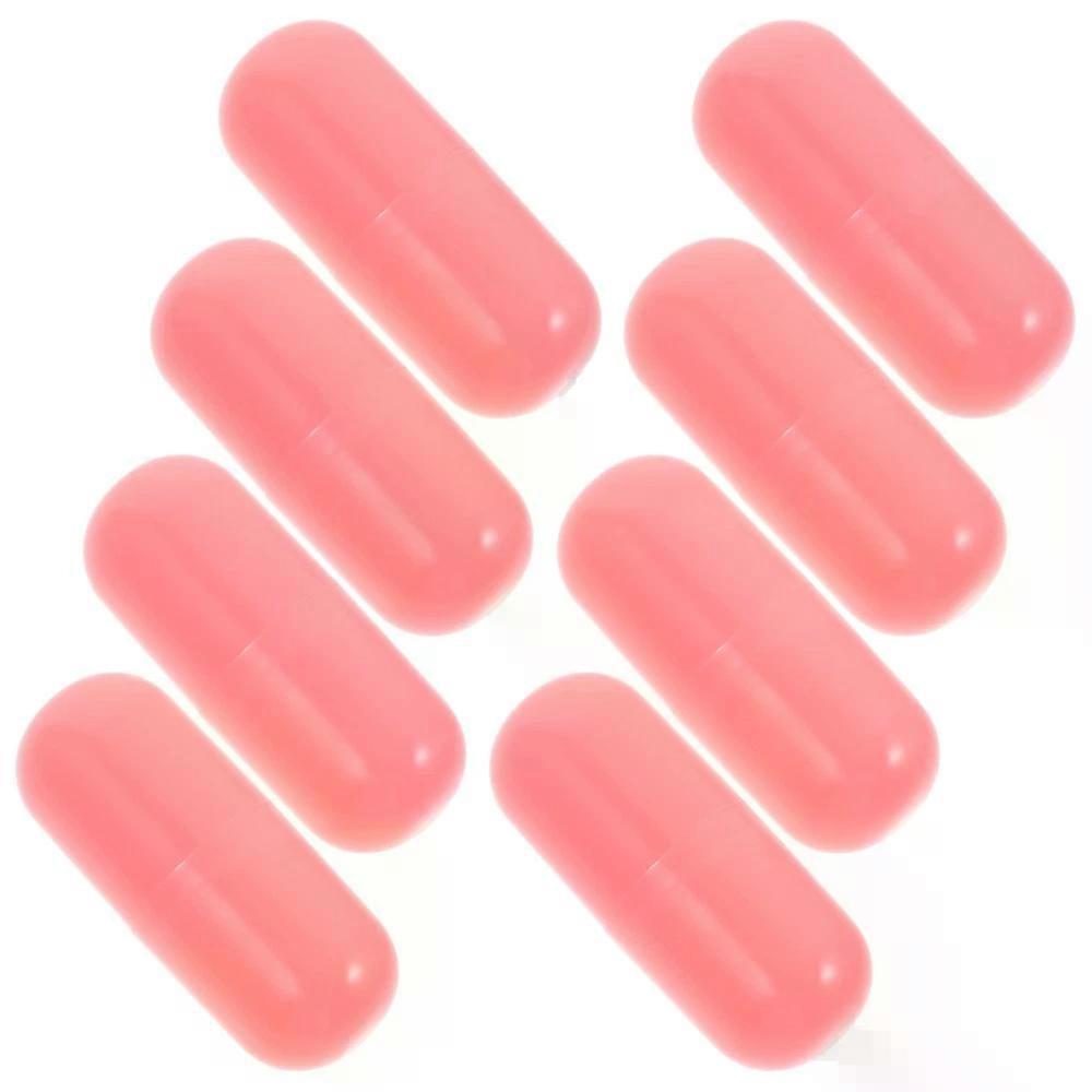 Lipstick Containers, 8 Pcs Mini Empty Tubes Gloss Fillable Capsules for DIY Makeup