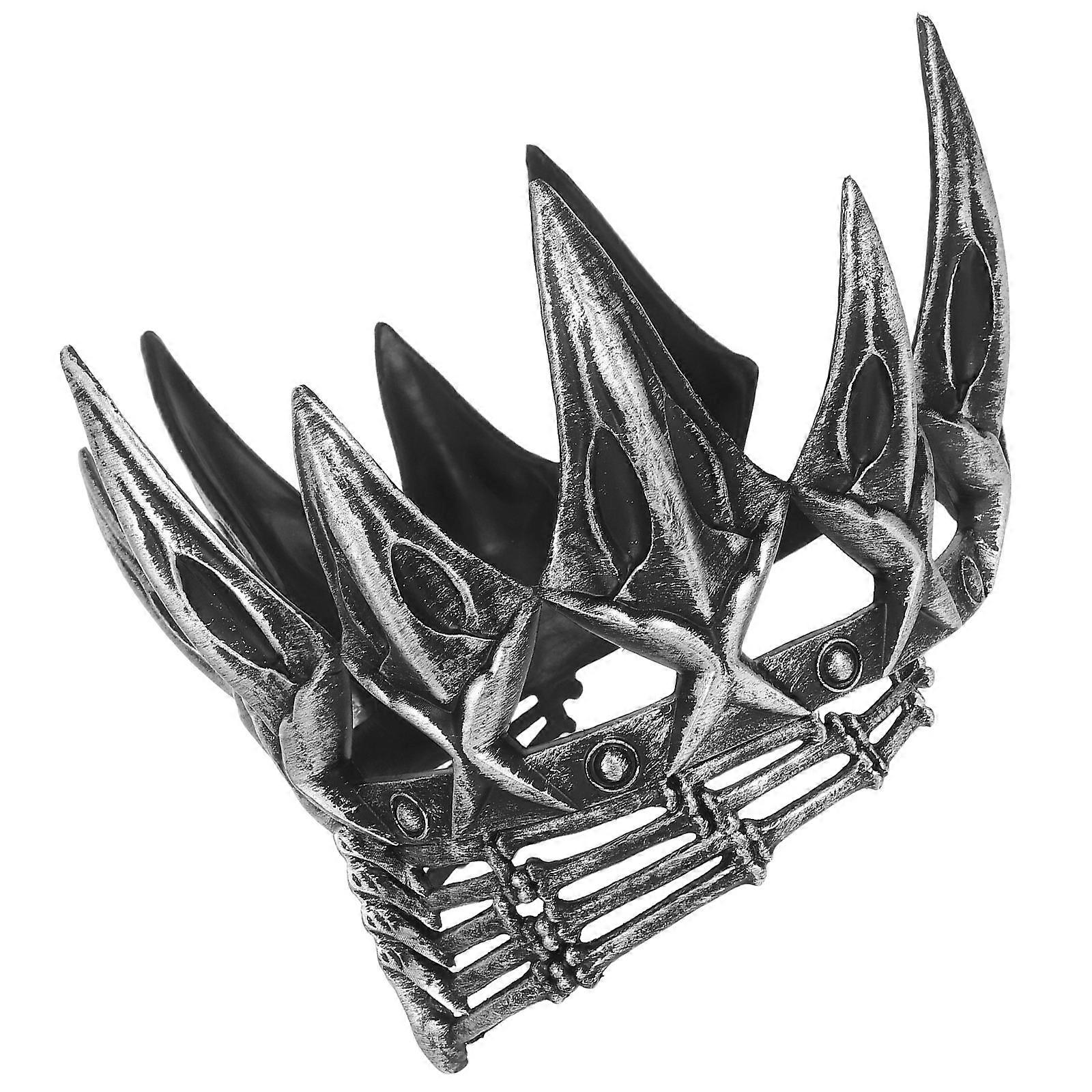 It sounds like you're describing a **Gothic Crown Headpiece** product listing. If you're looking to refine or expand this product description for e