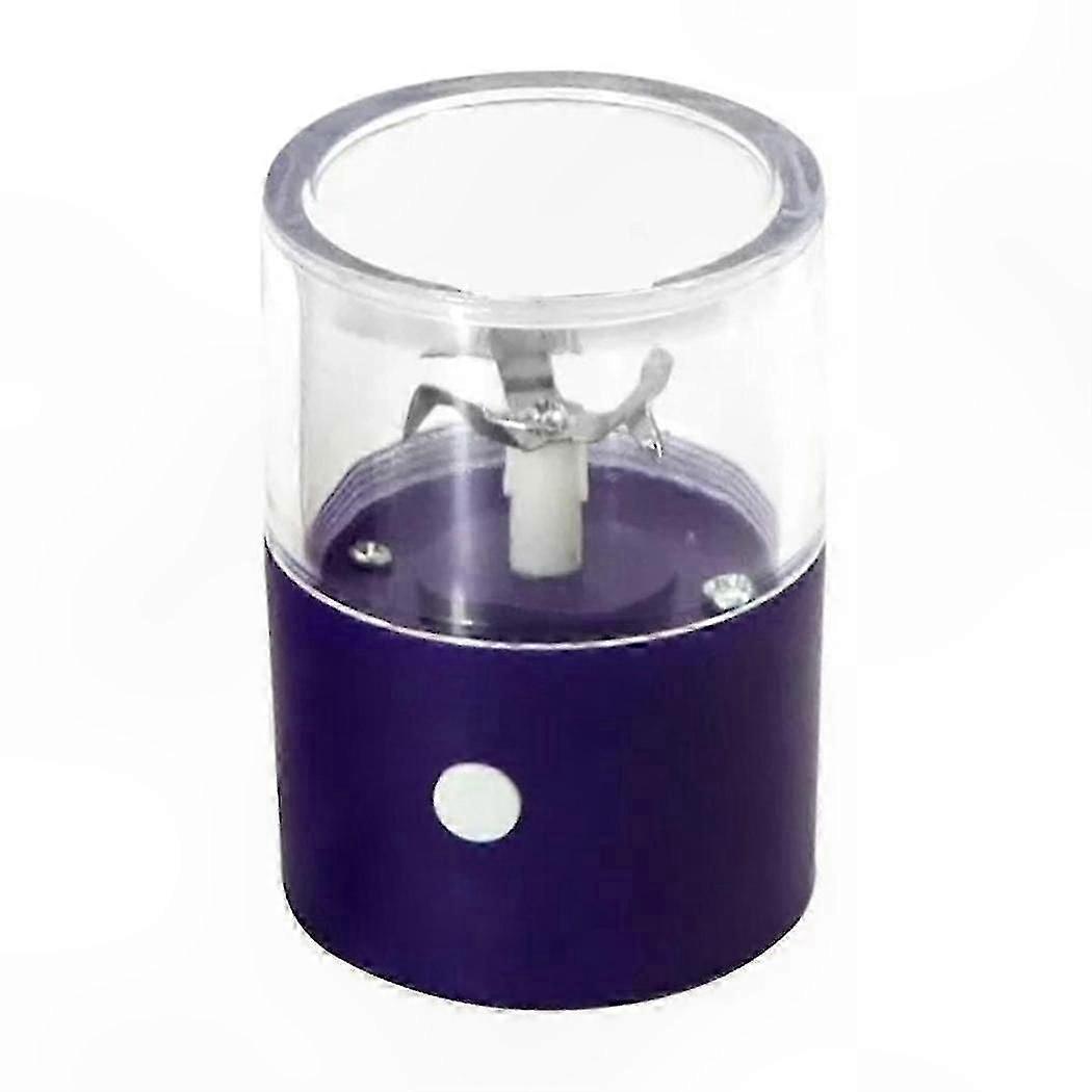 USB Rechargeable Herb Grinder for Home Use, Purple Smoking Accessory