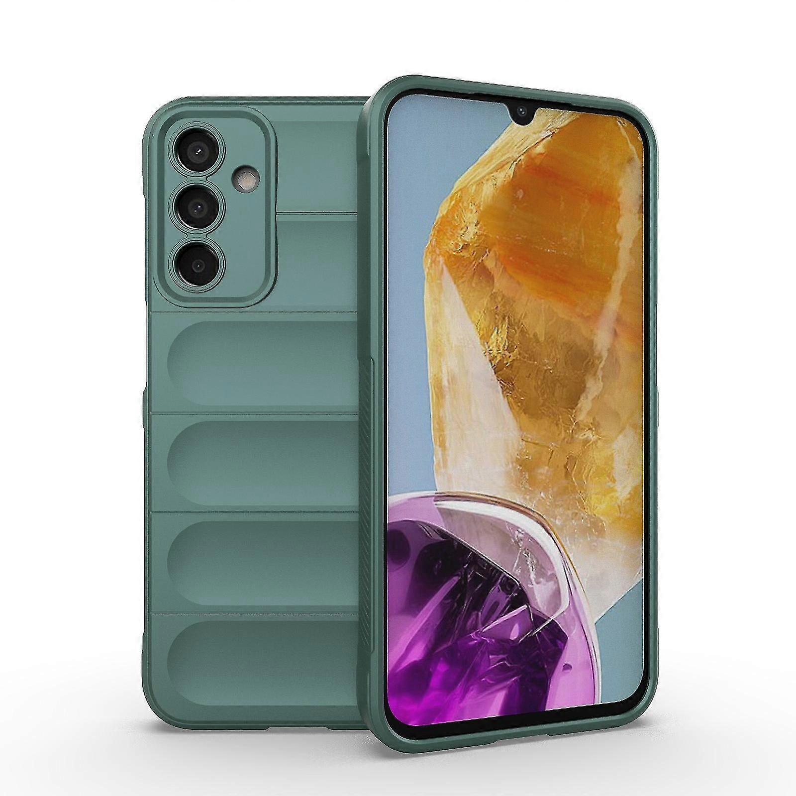 For Samsung Galaxy F15 5G Global Magic Shield TPU + Flannel Phone Case