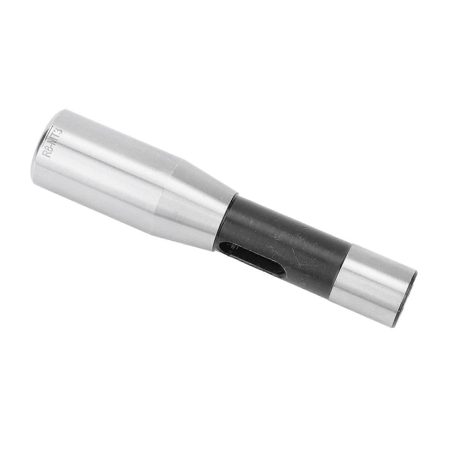 R8 To MT3 Adapter Hardened Ground Morse Taper Socket for Arbor Milling Machine Accessories 