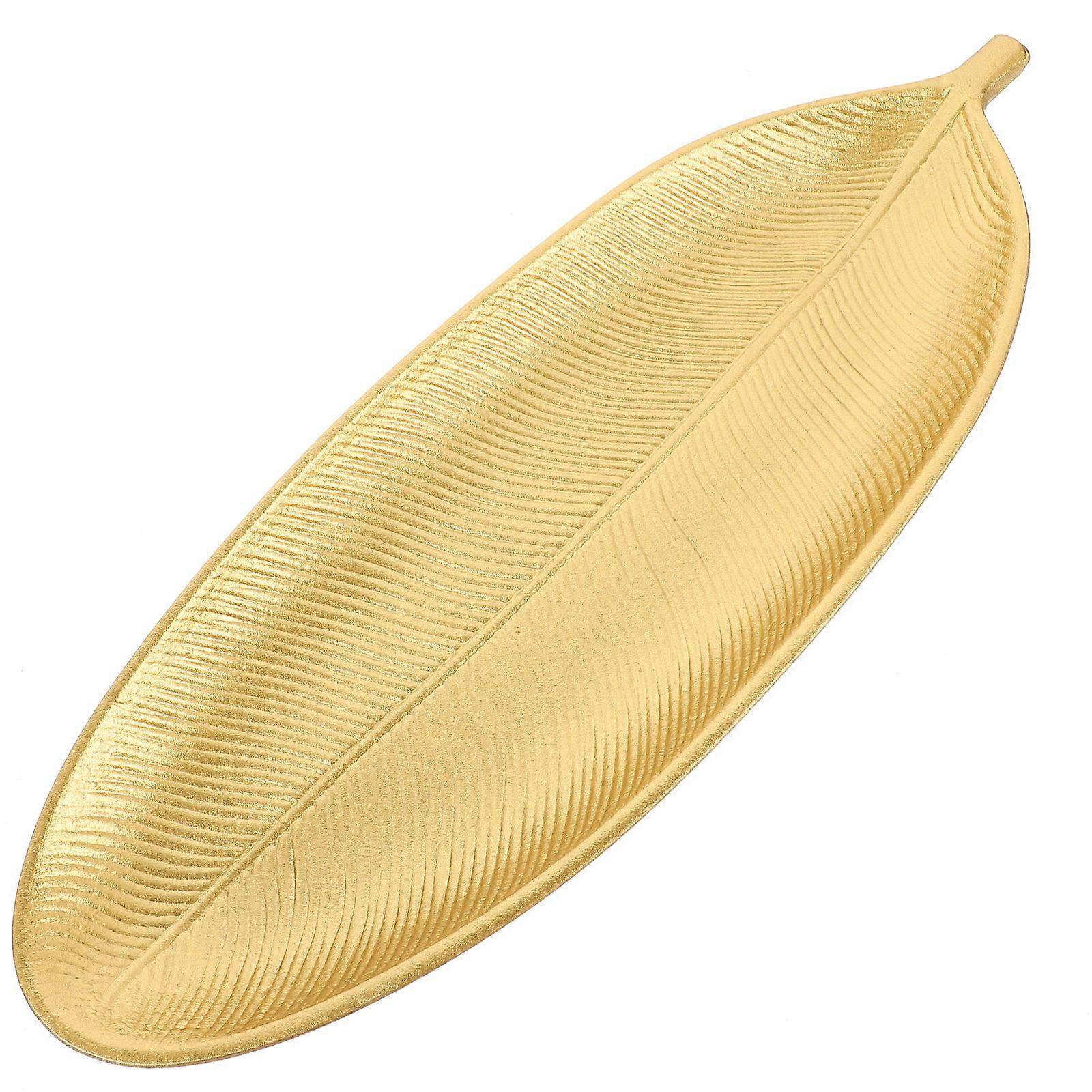 Golden Synthetic Material Storage Tray for Organizing Small Items Perfect Lightweight Solution