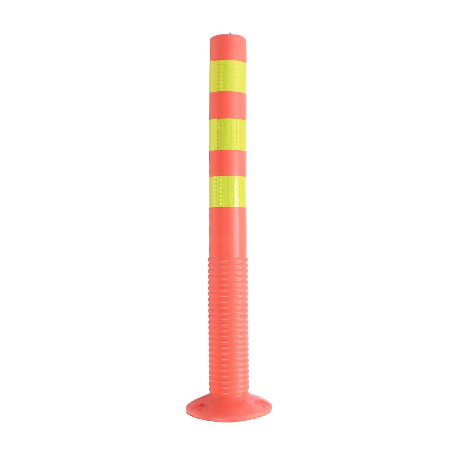 Traffic Safety Barrier Post 75 Cm Tall Thickened EVA Material For Road Crossing And Warning Pile