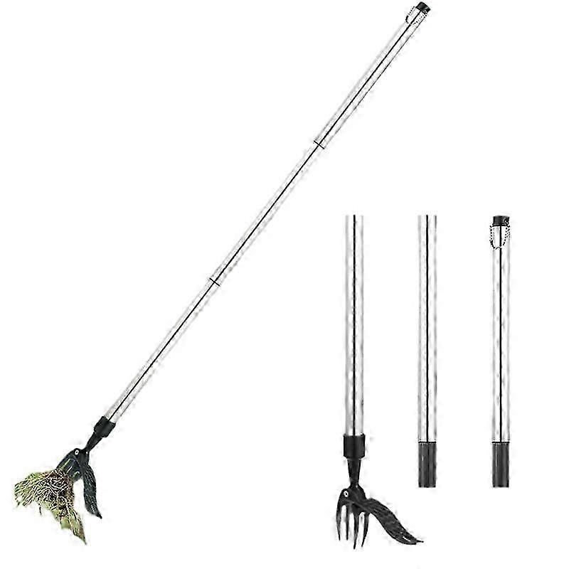 No-bend three-section standing manual weeding shovel weeding root picker Garden weeding root picker