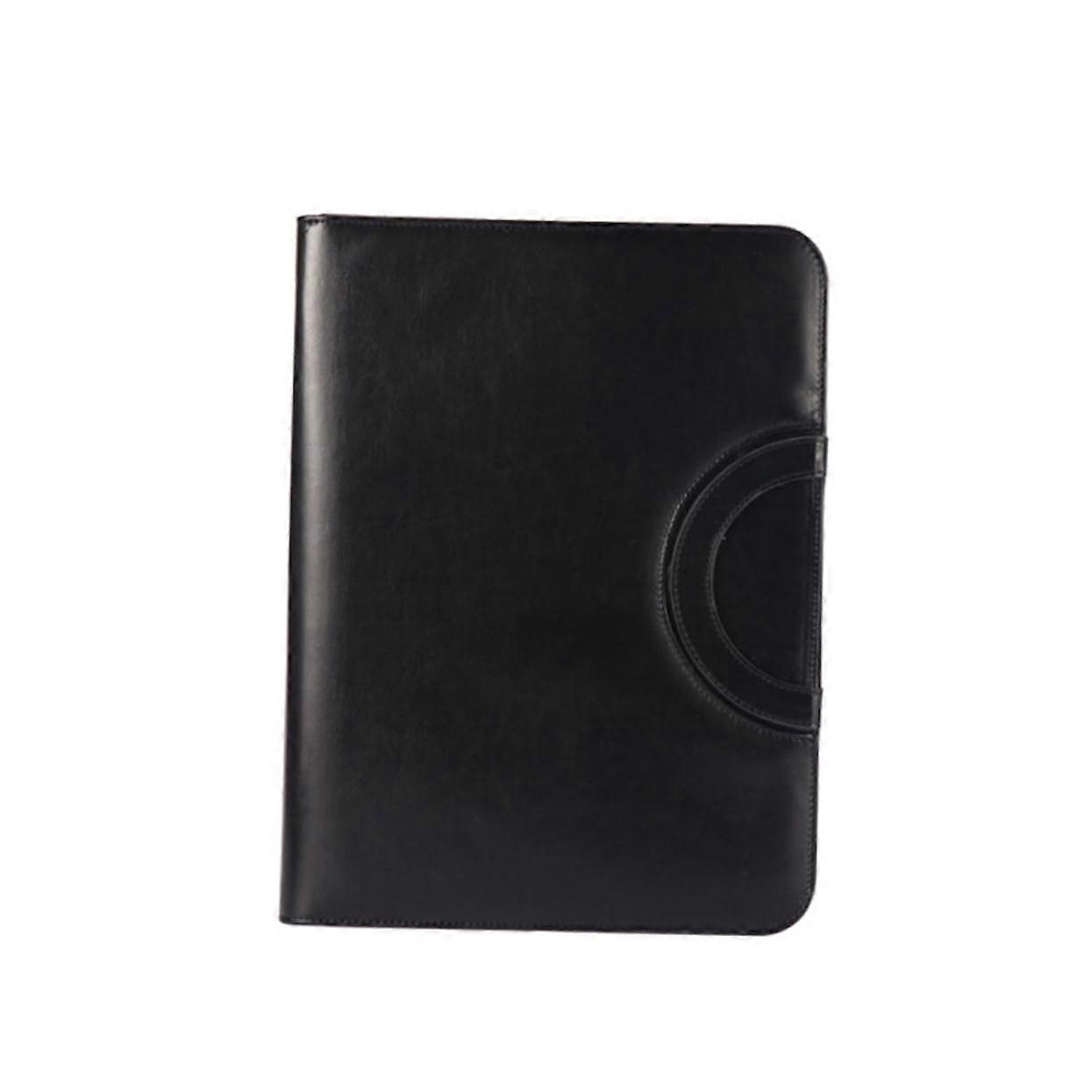 Zippered bag with zipper and company folder, stylish interview, powerful professional bag, zippered portfolio, portable.