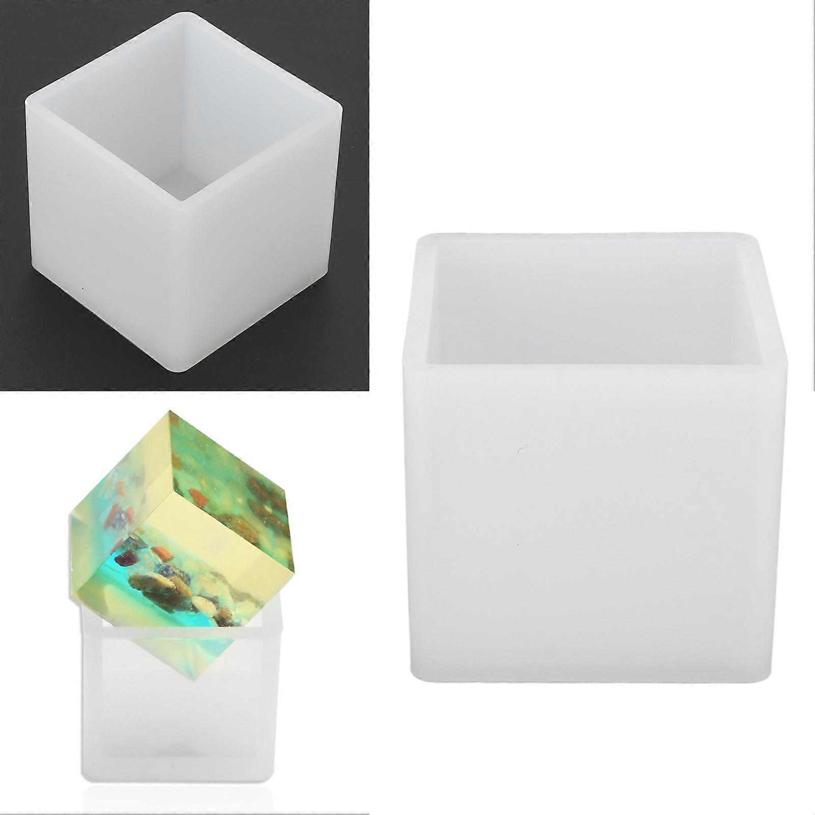 Silicone Mold Transparent Exquisite Design Elastic Easy Demoulding Quadrate Mould for DIY Craft