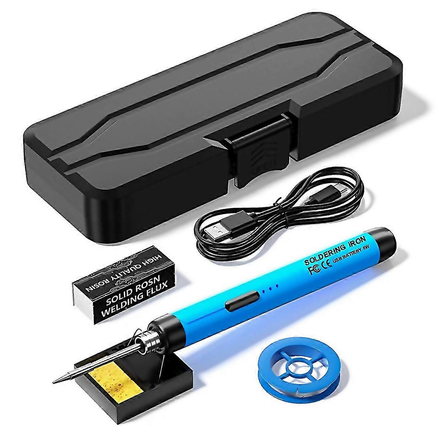 For 5v microusb soldering iron kitwith battery Blue