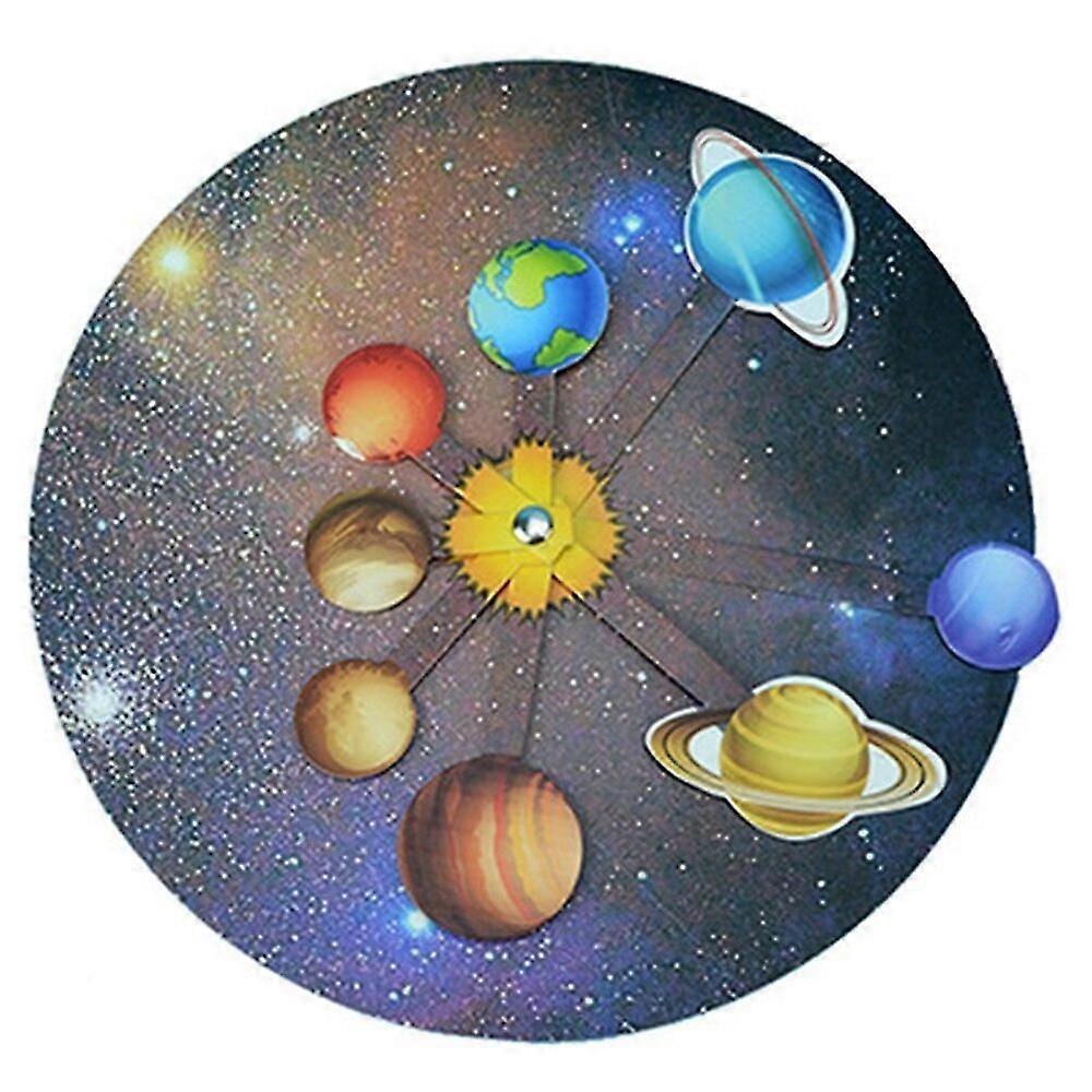 DIY Solar System Kit - Astronomy Planet Model Set (Black)