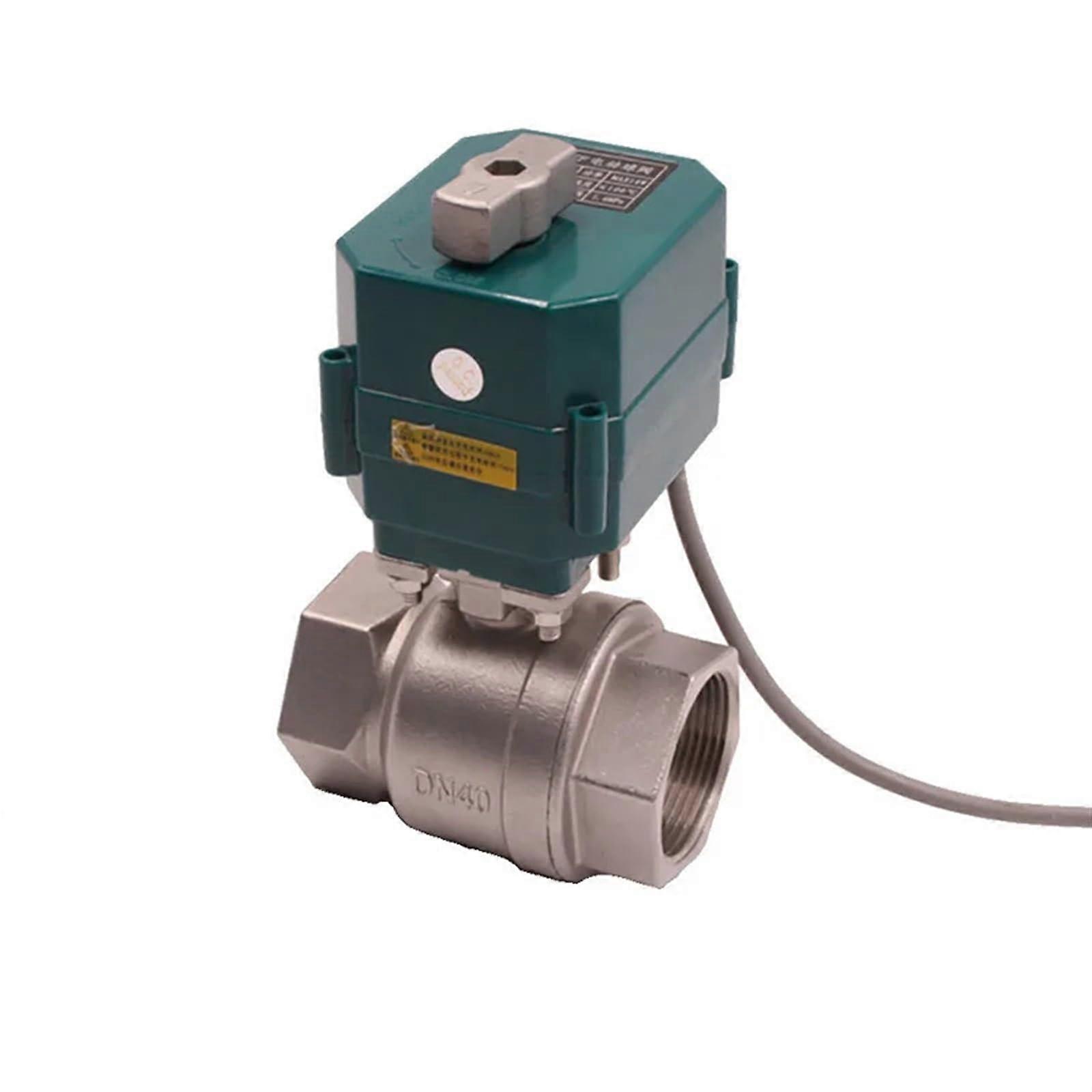 Motorized Ball Valve DN1550, Stainless Steel, Full Bore, 1/2 In, 220V Actuator, 2/3-Wire, Precise Flow Control