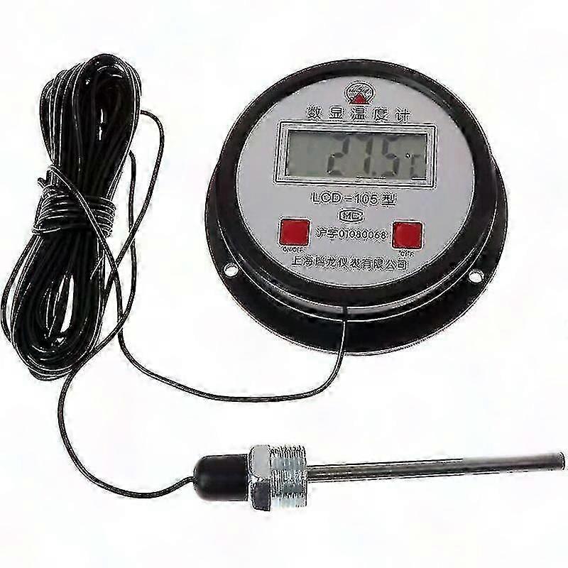 High Temperature Industrial Digital Thermometer With 10m Probe Stcyv