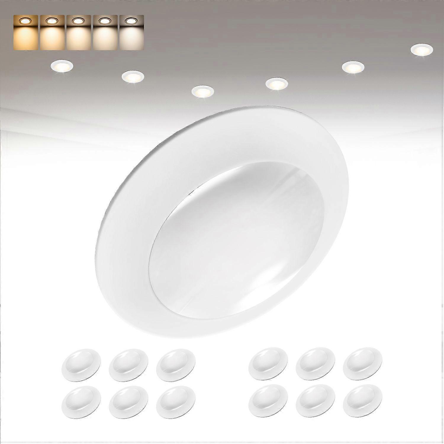 15w Led Ceiling Light Flush Mount 1200lm Surface Mount Panel Lamp Dimmable Ultra-thin Disk Light 5cct Selectable Etl Ul Listed Ideal For Bedroom Kitch