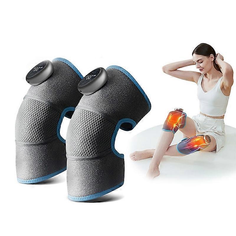 Heated Knee Massager Pad,Spec: Double Without Vibration Double Without Vibration