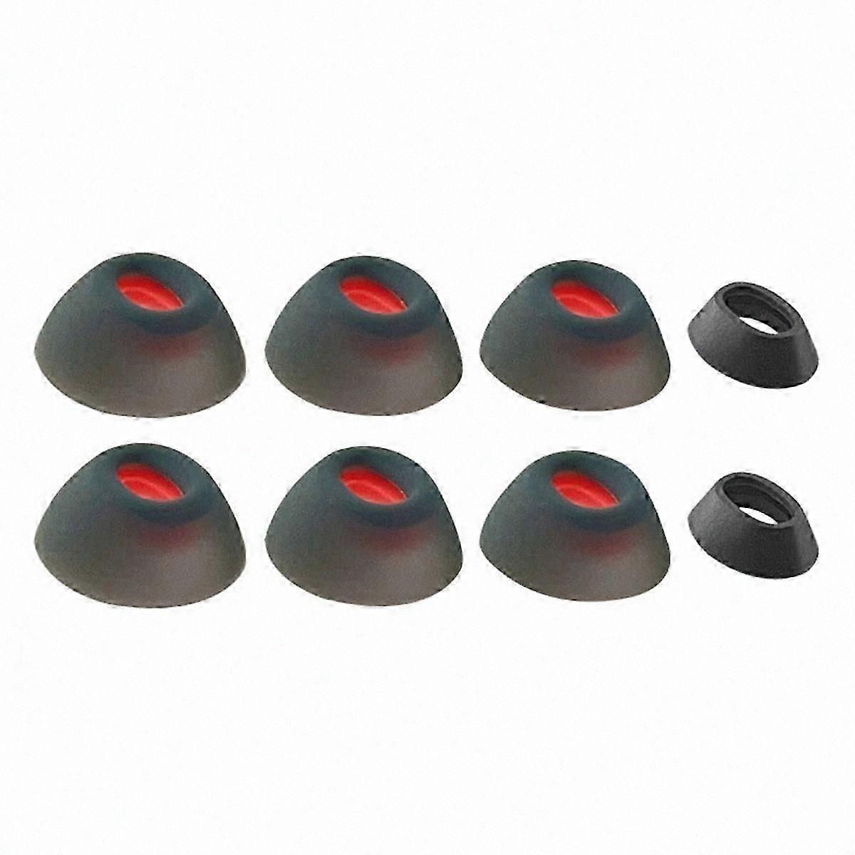 8 Pcs Soft Silicone Ear Tips for Bluetooth In-Ear Headphones Replacement