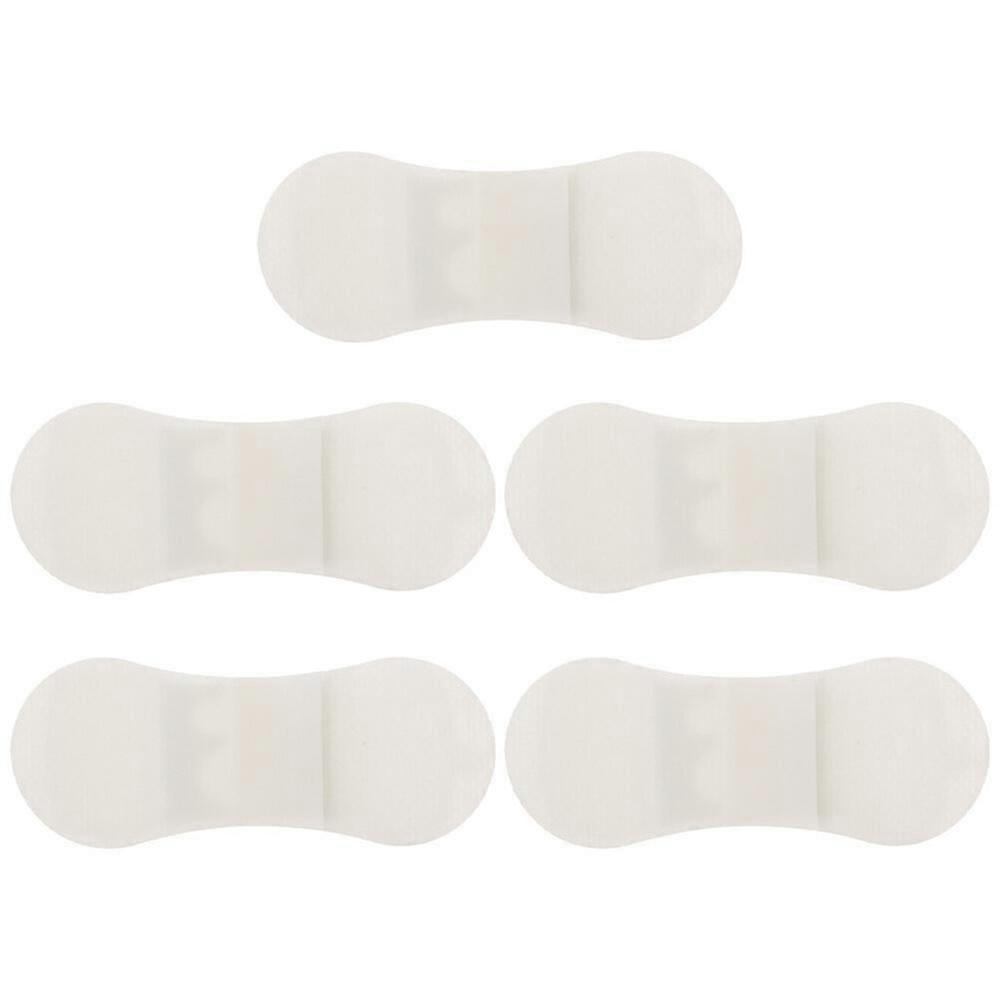 5pcs Universal Catheter Fixation Stickers, Beige Color