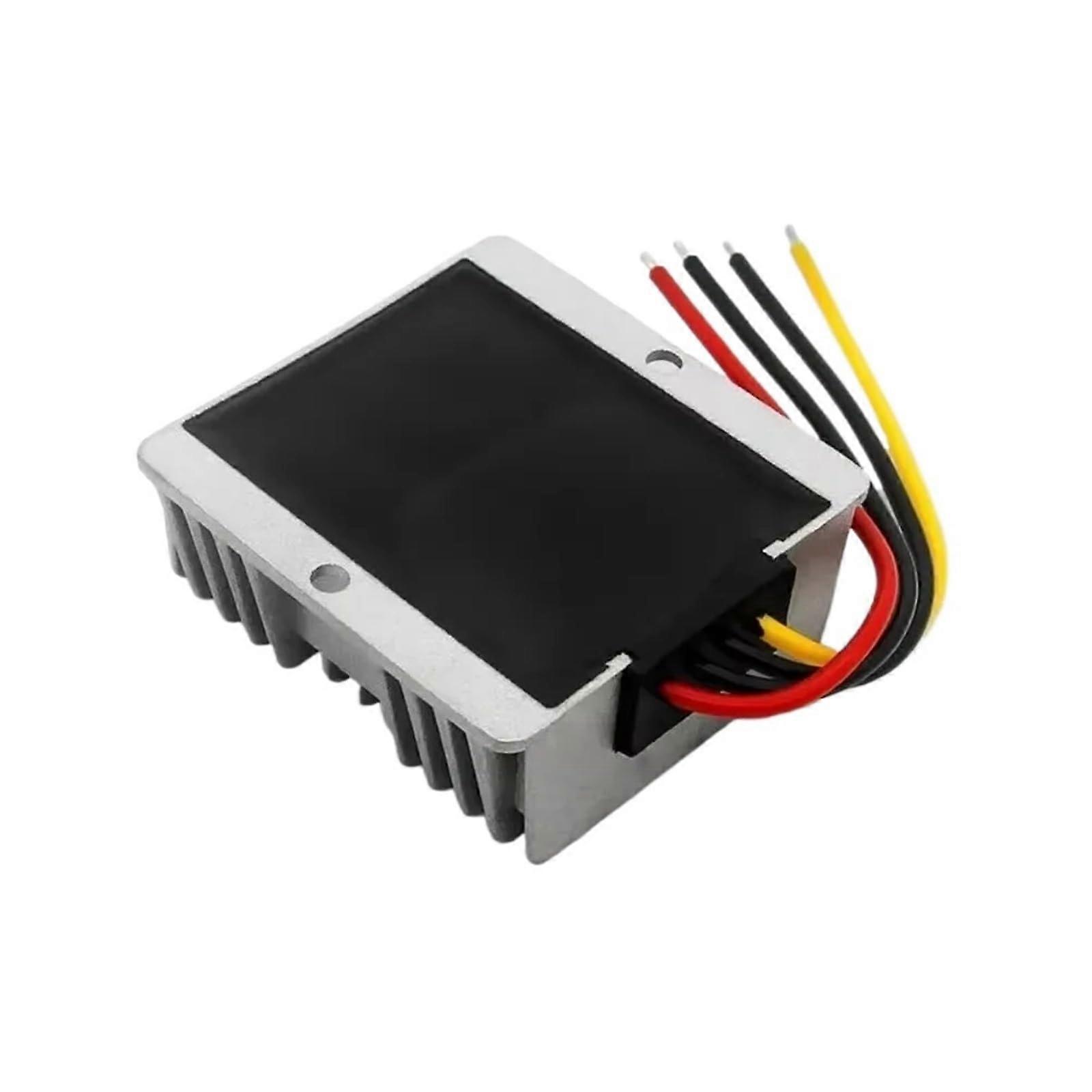 24V To 5V DC-DC Converter Adjustable Buck 1A-40A Output ABS Plastic Enclosure 12V/24V Input LED Power Supply Cars Buses Boats